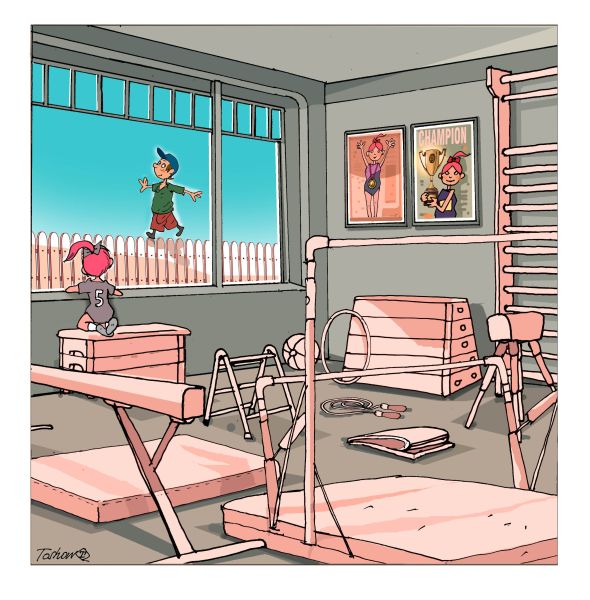 9º Concurso de Humor Gráfico Gin. Todo se complica en el planeta Tierra.